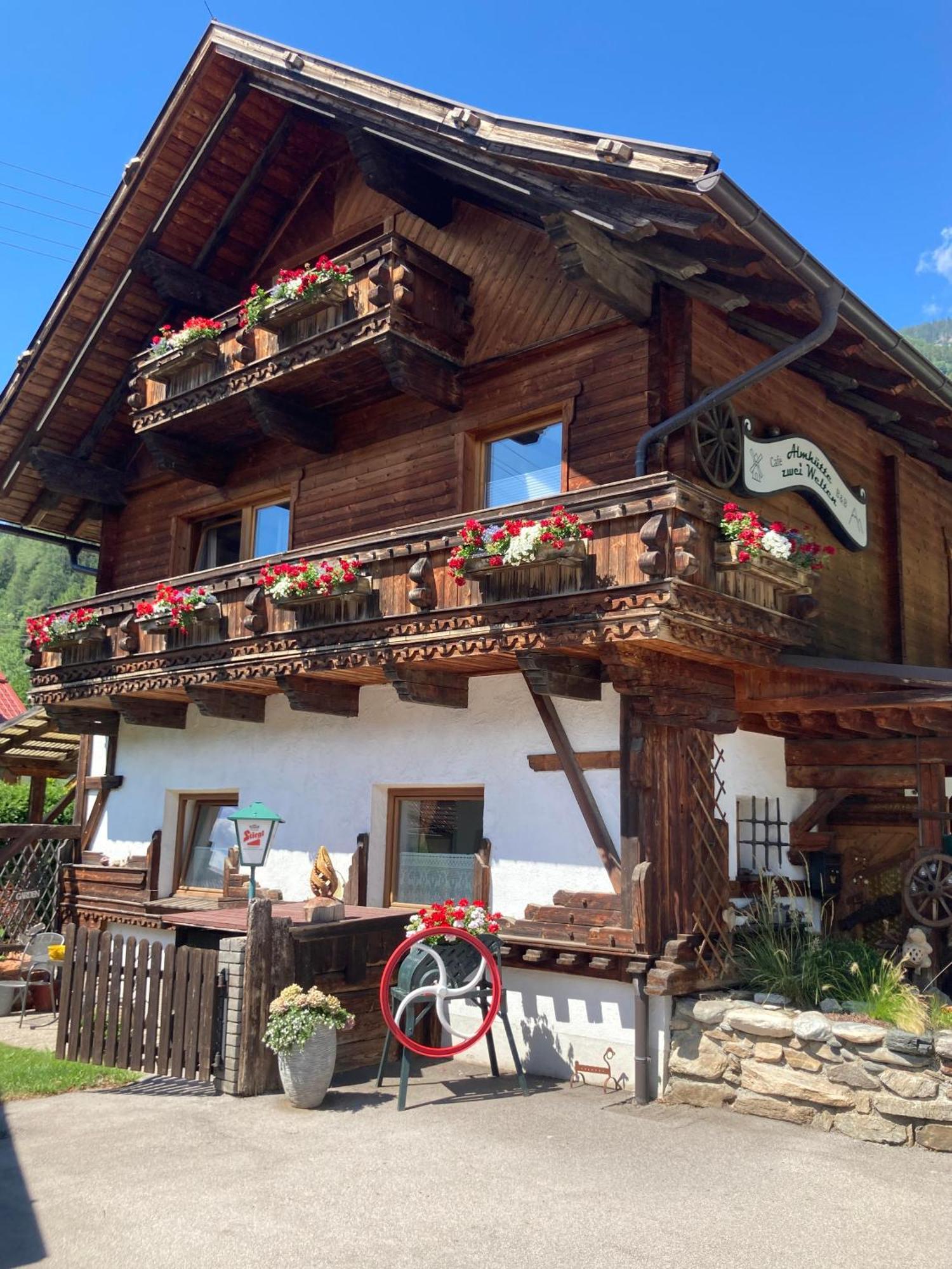 Almhütte zwei Welten Obervellach Exterior foto